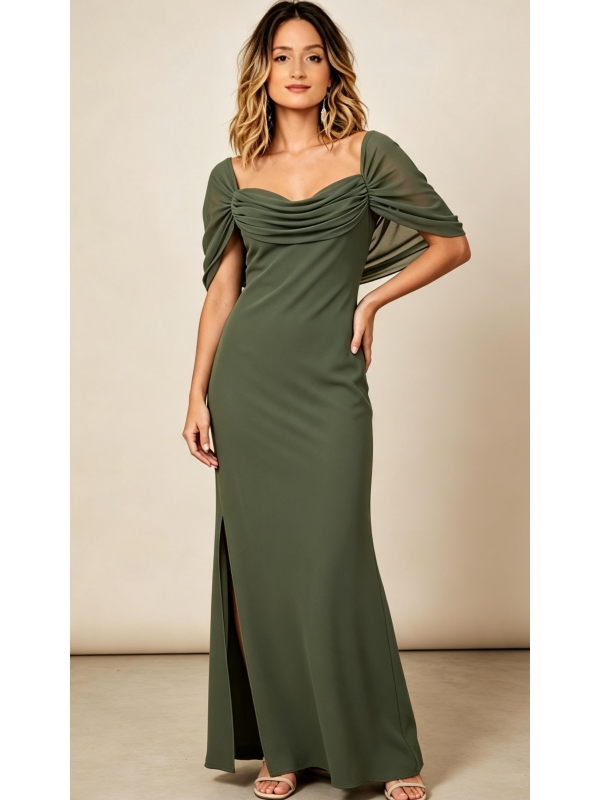 Vestido  Longo costas cascata cod  16.23 