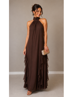 VESTIDO LONGO FRENTE ÚNICA  CÓD.  00014.23