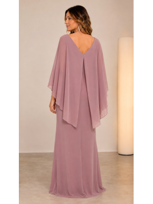 VESTIDO LONGO CAPA FRENTE E VERSO CÓDIGO 00015.23 