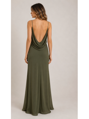 Vestido  Longo costas cascata cod  16.23 