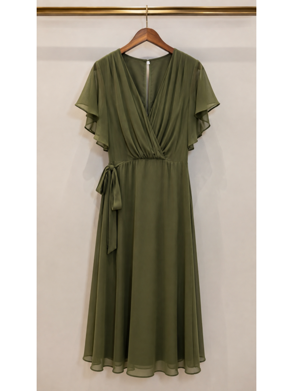 VESTIDO MIDI   CÓDIGO  00036
