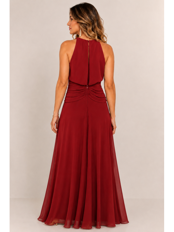VESTIDO LONGO MODELO FLUIDO CÓDIGO 15/17