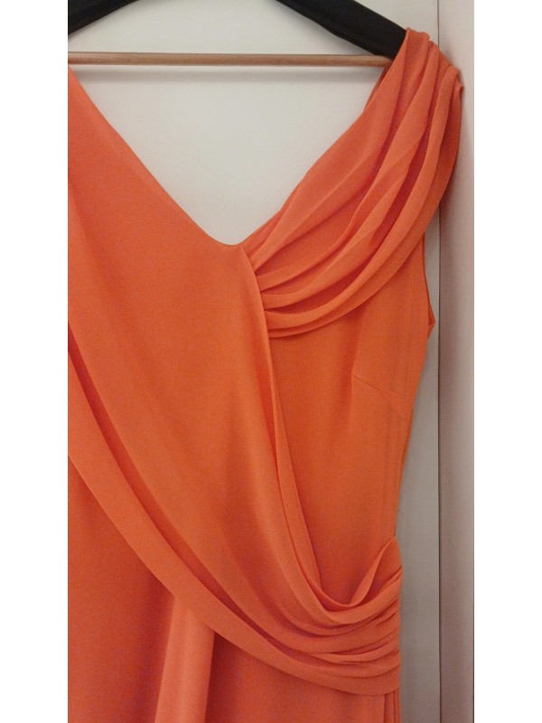 VESTIDO LONGO  DRAPEADO LATERAL  CÓDIGO 0004.24 