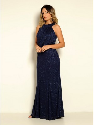 VESTIDO CAVA AMERICANA LONGO CÓDIGO 520																 	