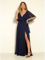 VESTIDO LONGO MODELO ESVOAÇANTE CÓDIGO 26/17