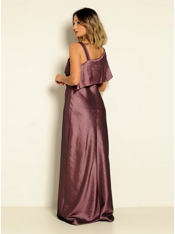 VESTIDO LONGO MODELO CLÁSSICO CÓDIGO 048