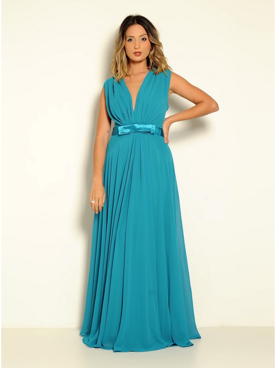 VESTIDO LONGO ESVOAÇANTE CÓDIGO 1/15