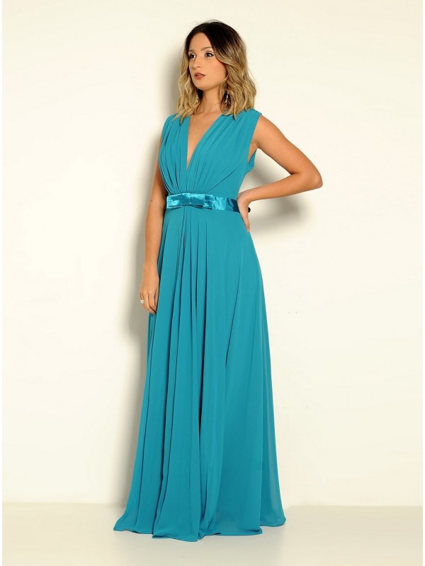 VESTIDO LONGO ESVOAÇANTE CÓDIGO 1/15