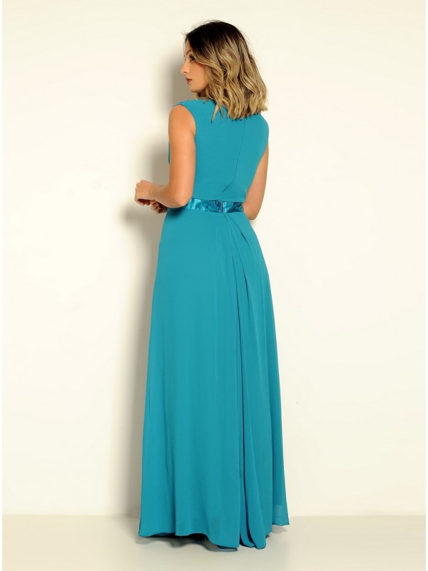 VESTIDO LONGO ESVOAÇANTE CÓDIGO 1/15