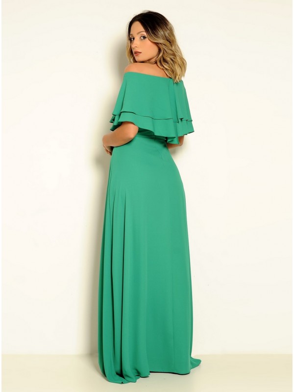 VESTIDO LONGO OMBRO A OMBRO CÓDIGO 1220