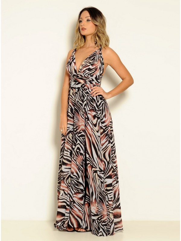 VESTIDO LONGO MULTIFORMA CÓDIGO  22/17 