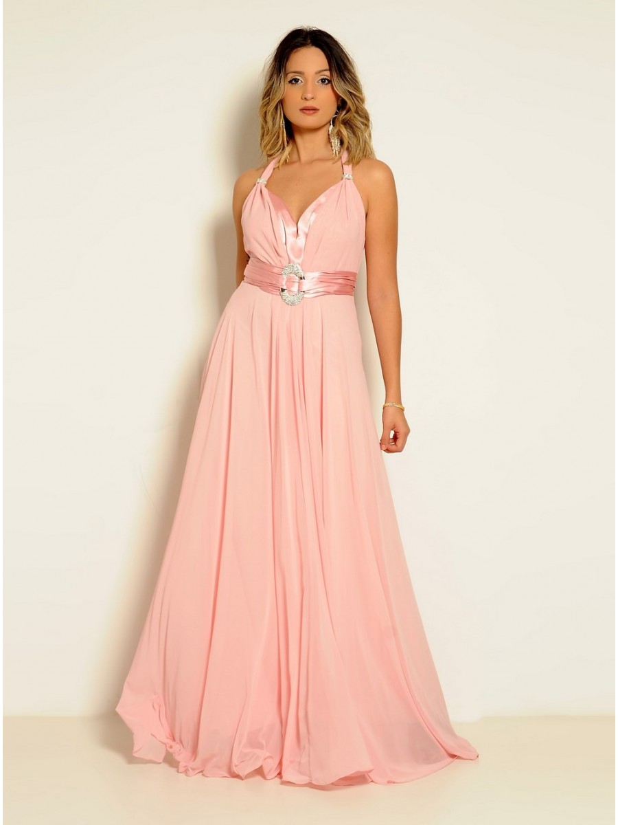 VESTIDO LONGO FLUIDO  CÓDIGO 02