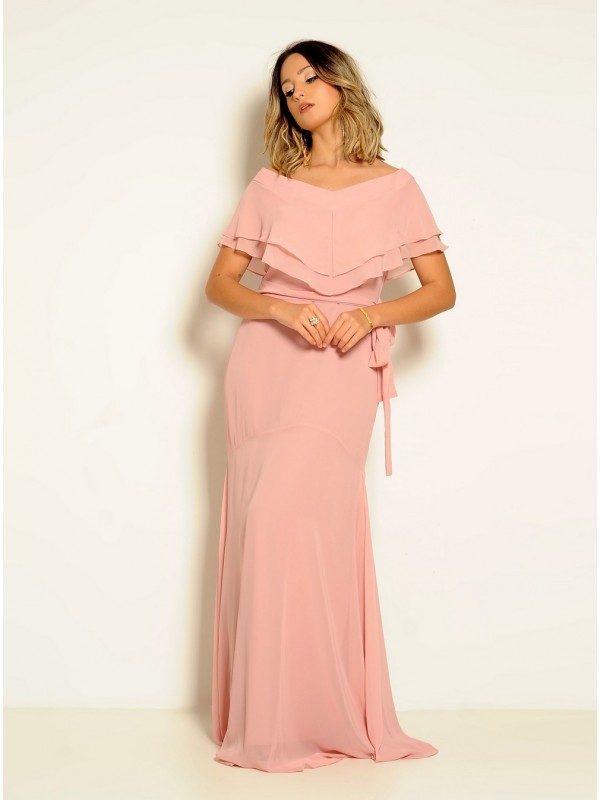 VESTIDO LONGO FLUIDO CÓDIGO 05