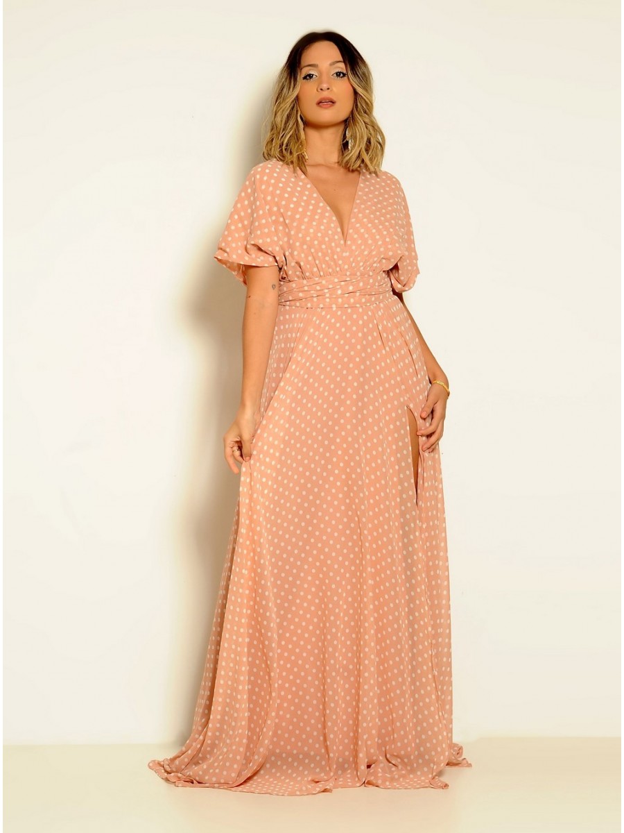 VESTIDO LONGO MULTIFORMA POA ROSE CÓDIGO 015 