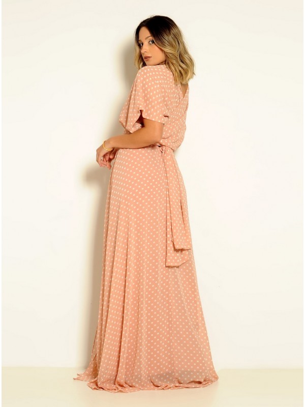 VESTIDO LONGO MULTIFORMA POA ROSE CÓDIGO 015 